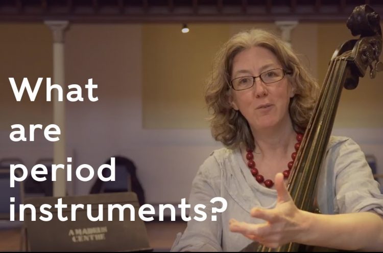 Double bass Cecelia Bruggemeyer explains what period instruments are and why we play them.