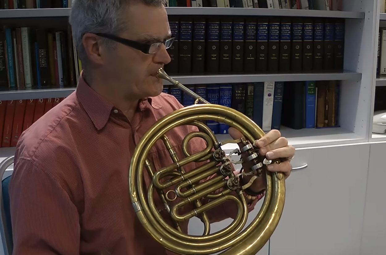 Horn player Martin Lawrence discusses the difference between the natural and the valved horn