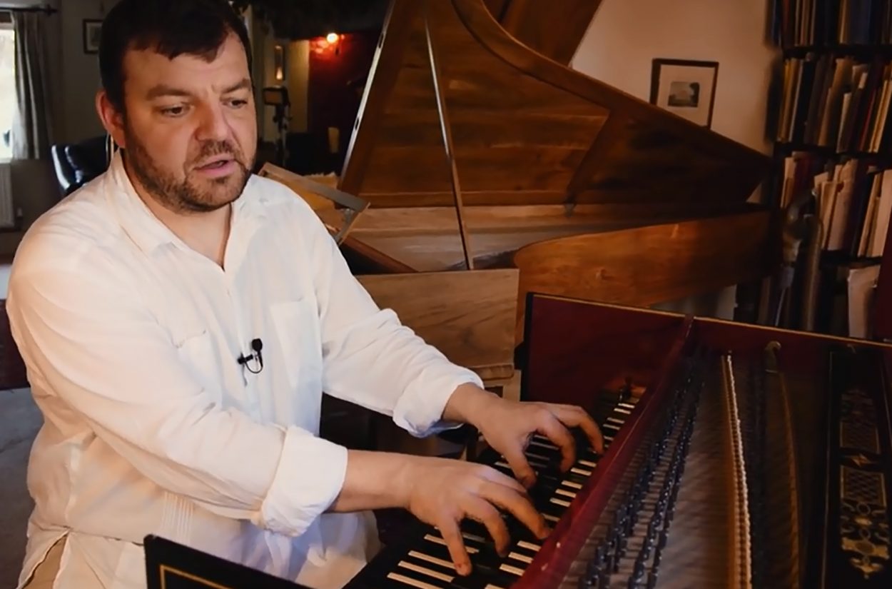 Co-principal keyboard Steven Devine introduces the Harpsichord