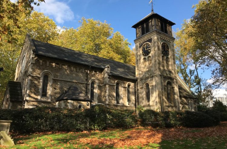 St Pancras Old Church by Matt Brown from London, England (licensed for reuse under cc-by-sa/2.0)